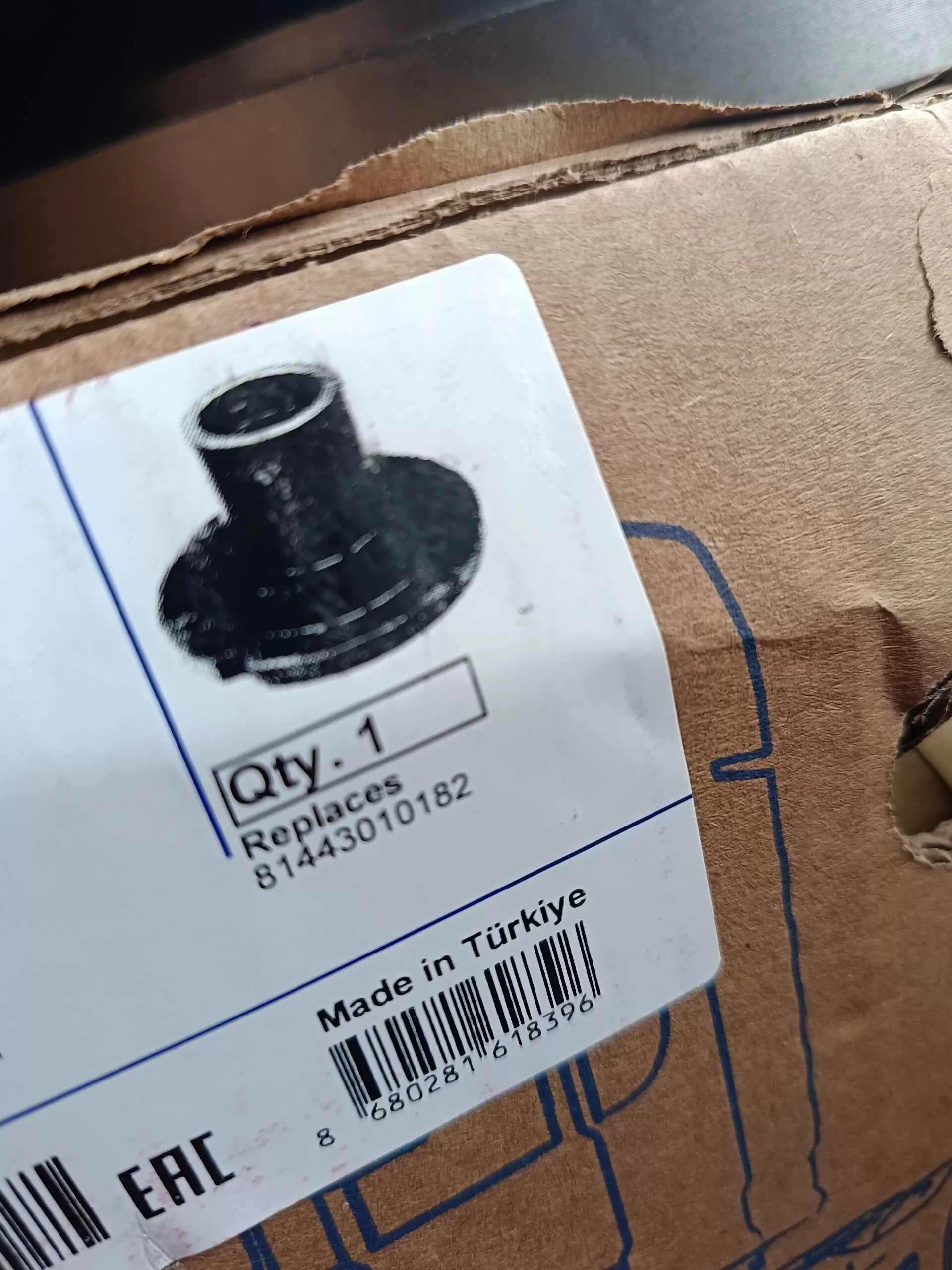 ступица передняя Ман L2000   81.44301-0182