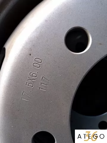 Диск колесный Foton-67 Валдай R17.5 — штампованный, новый, ASTERRO