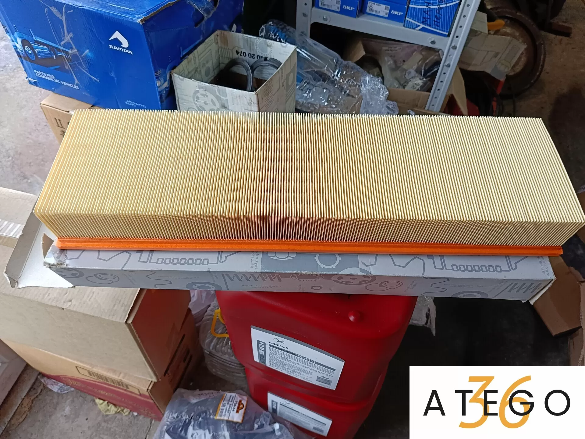 Фильтр воздушный [598x170 H82]  MERCEDES LK/LN, 2T2/LN1, Vario