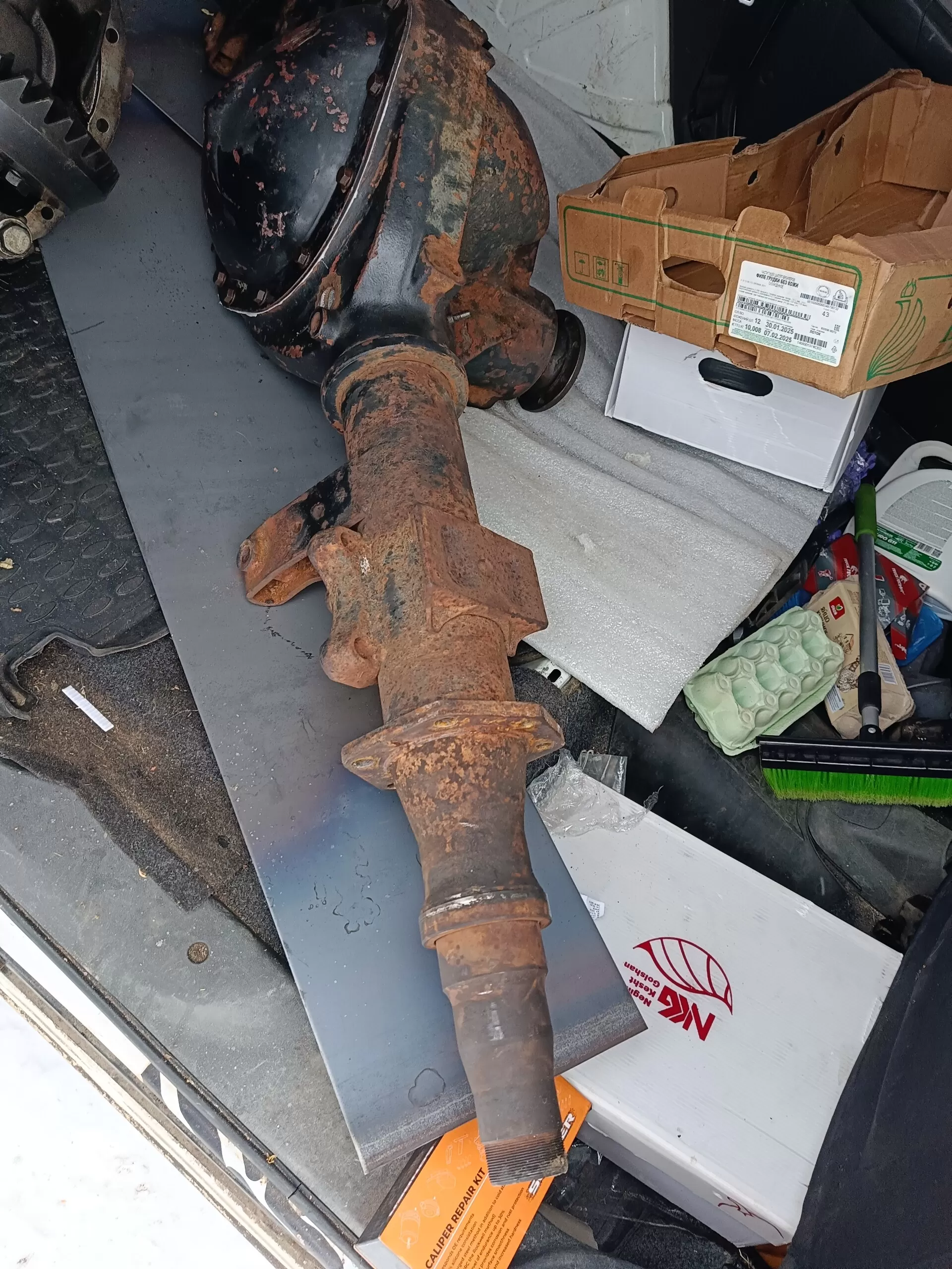 Чулок заднего моста с редуктором (передаточное (43:11) Мерседес-Бенц 814